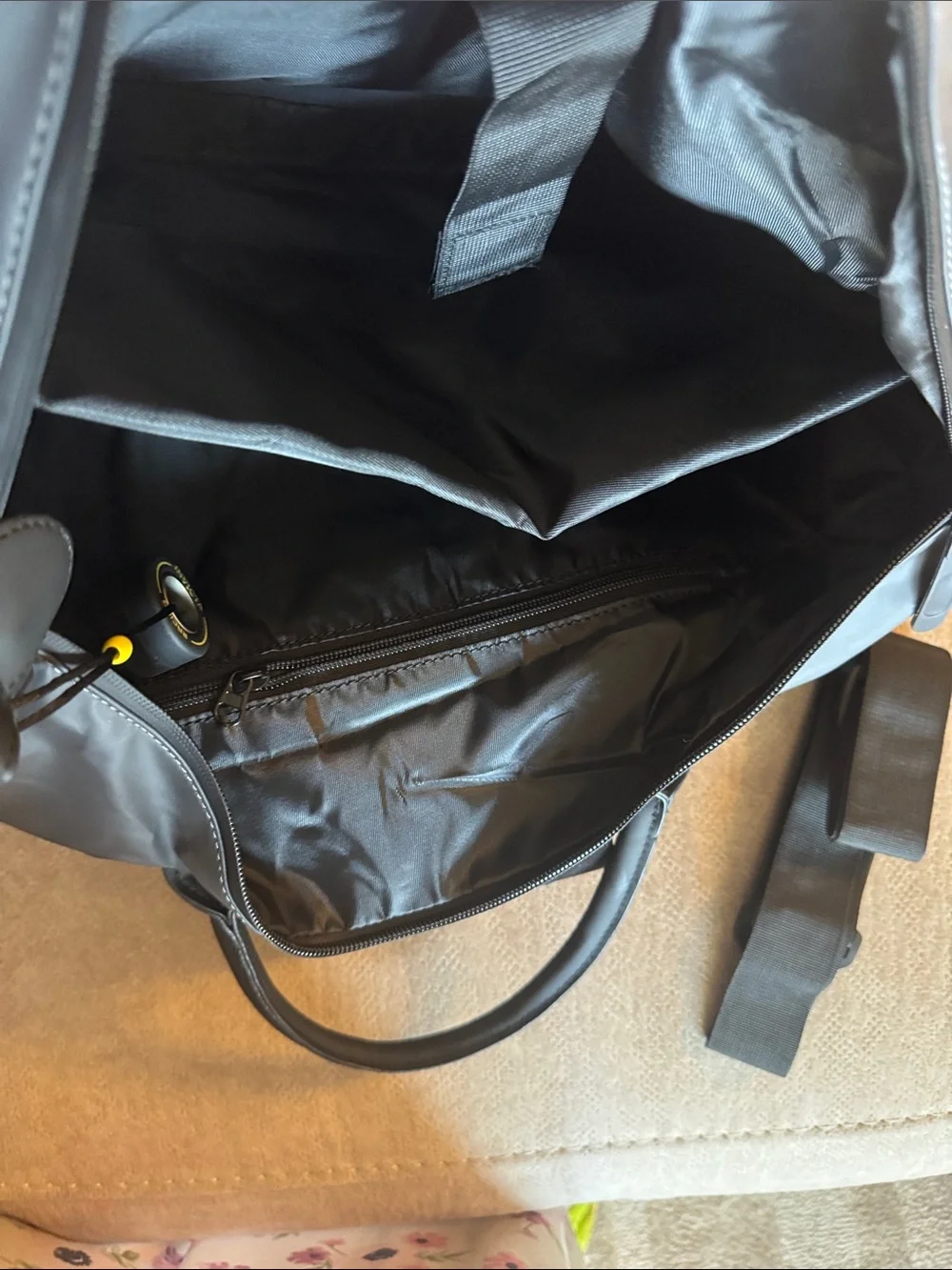 Invicta Racing Black and Yellow Duffel Tote includes Invicta hat!